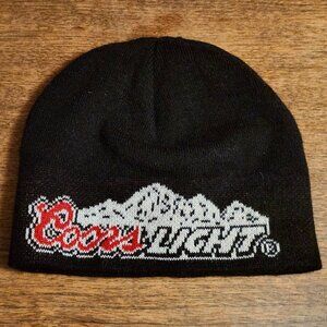 COORS LIGHT Knit Beanie Adult One Size Fits Most Coors Light Beer